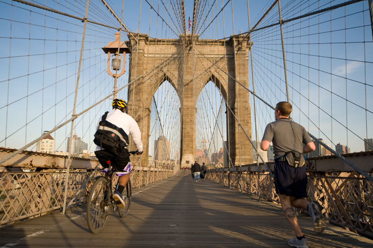 Walk the Brooklyn Bridge. 